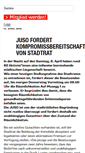 Mobile Screenshot of luzern.juso.ch